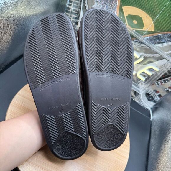 Finn Comfort Sylt Sandals Men 45 Leather Triple Strap Slingback Made in Germany main image 8